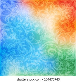 abstract design ornamented background, eps10 vector