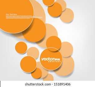 Abstract Design Overlapping Circles Background