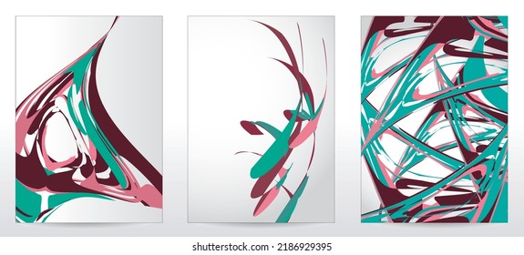 Abstract Design - Paint Brush  Pattern