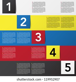 Abstract design , paper banners background.eps10