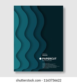 Abstract Design, Paper Cut Background