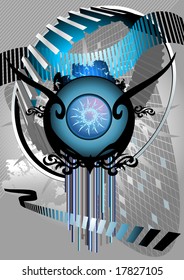 Abstract design party