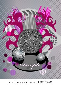 Abstract design party