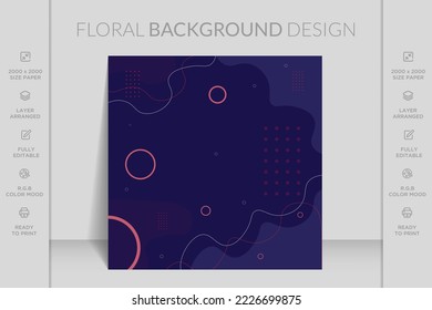 Abstract design pattern background vectors with circles