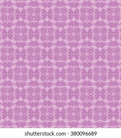 Abstract design pattern  Geometric floral swirl ornament pattern. Vector