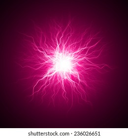 abstract design of pink magic beam