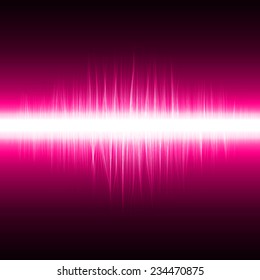 abstract design of pink magic lines.(sound effect version)