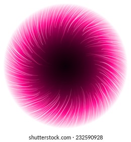 abstract design of pink magic portal gate (vortex)
