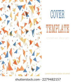 Diseño abstracto de un afiche, pancarta, afiche, portada o postal. Diseño de estilo corporativo. La idea de la decoración, las impresiones y la decoración Diseño para diseño creativo
