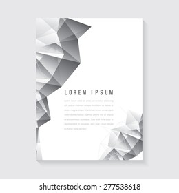 Diseño abstracto de póster o folleto