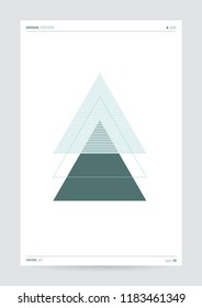 Abstract Design Poster Vector Illustration