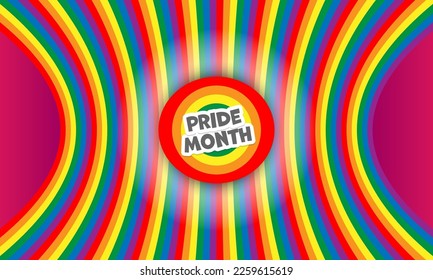 Abstract design for pride month