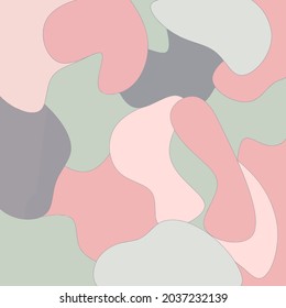 
Abstract design for print, pattern. Pink and green spots. Abstract original design.