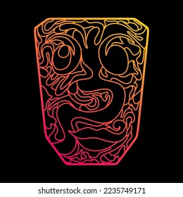 Abstract design for printing anywhere