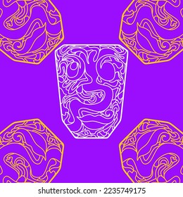 Abstract design for printing anywhere