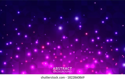 Abstract design with Rays of light dust particles