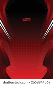 Ilustración de fondo rojo de diseño Abstractas