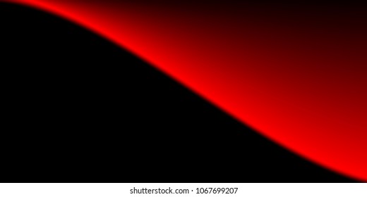 Abstract design of red and black gradient background vector.