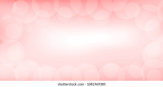 Abstract design red gradient background Vector blur bokeh light effect.