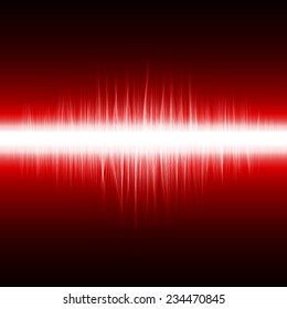 abstract design of red magic lines.(sound effect version)