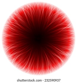 abstract design of red magic portal gate