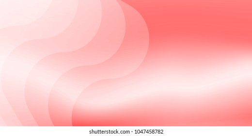 Abstract design of red wavy tech geometric gradient background Vector illustration.
