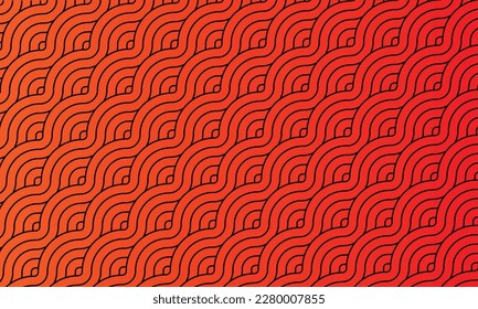 abstract design red and yellow linear mixed color background with relief