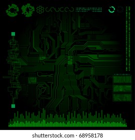 83,728 Green techno background Images, Stock Photos & Vectors ...