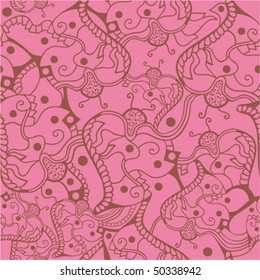 Abstract design. Seamless pattern.