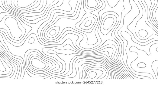 Projeto abstrato padrão sem emenda com mapa topográfico de linha. relevo geográfico de montanha. mapa topográfico retro. mapa geográfico de contorno grade pano de fundo textura de papel. caminho do terreno isolado no fundo.