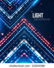 Abstract design with shiny arrows for Your business presentation. Vector image. 