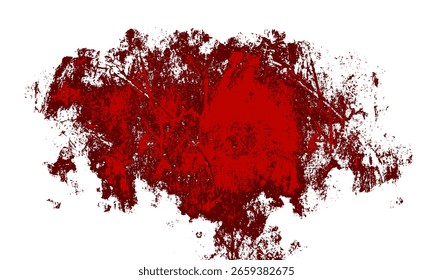 El diseño Abstractas muestra una pintura roja texturizada con pinceladas