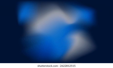 Abstract design showcases vibrant blue hues and soft shapes for creative projects.