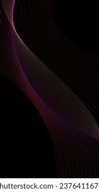 Diseño abstracto fondo de línea de onda suave, ilustración vectorial gráfico de flujo dinámico. curva de forma de luz de movimiento. portada de la plantilla de banner ondulada.