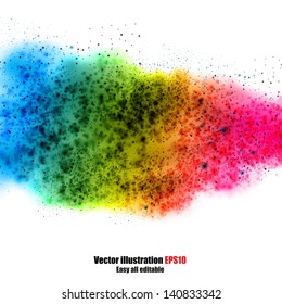 Design abstrato com espaço para mensagem, fácil todo editável