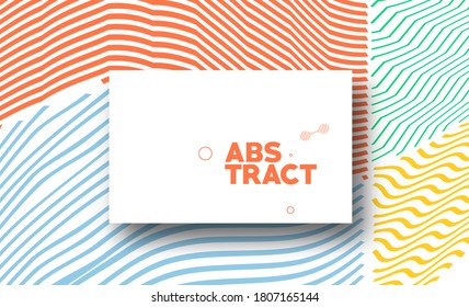 Diseño abstracto con el espacio del texto. ilustración vectorial.