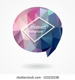 Abstract design - Speech bubble