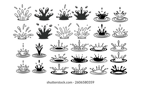 Abstract design with splatter and explosion effect