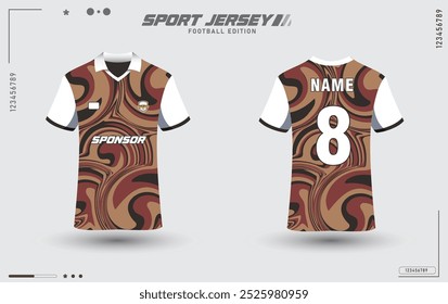 Abstract design Sports jersey and t-shirt template. Sports design for football, racing, gaming jersey HD Quality