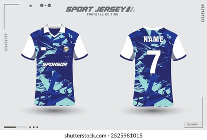 Abstract design Sports jersey and t-shirt template. Sports design for football, racing, gaming jersey HD Quality