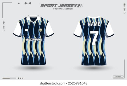 Abstract design Sports jersey and t-shirt template. Sports design for football, racing, gaming jersey HD Quality