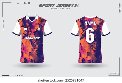 Abstract design Sports jersey and t-shirt template. Sports design for football, racing, gaming jersey HD Quality