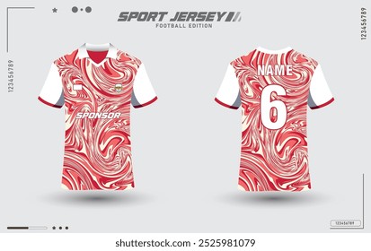 Abstract design Sports jersey and t-shirt template. Sports design for football, racing, gaming jersey HD Quality
