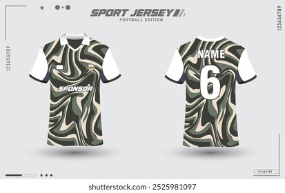 Abstract design Sports jersey and t-shirt template. Sports design for football, racing, gaming jersey HD Quality