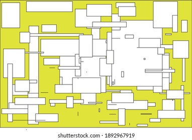 Abstract Design square with simply form.