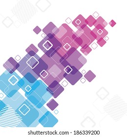 Abstract Design with Squares