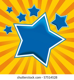 Abstract design with stars