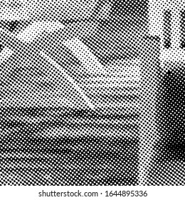 Abstract design, Stylish halftone texture. Endless abstract background with random size shapes. 