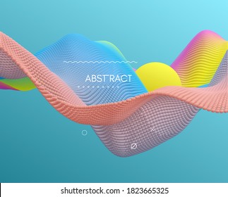 Abstract design of sun and wave. 3D background with place for your text. Design for banner, flyer, poster, cover or brochure.