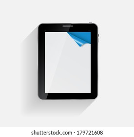 Abstract Design Tablet. Vector Illustration.